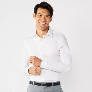 NWT Apt. 9 Men's White Dress Shirt